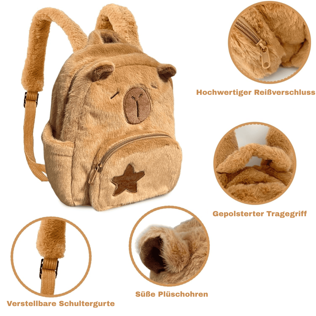 KuschelCapy Rucksack für Schule und Alltag